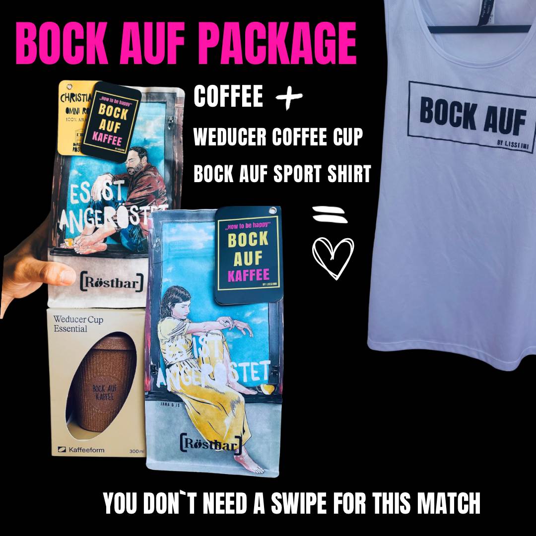 BOCK AUF PACKAGE (COFFEE, WEDUCER CUP, SPORT SHIRT)